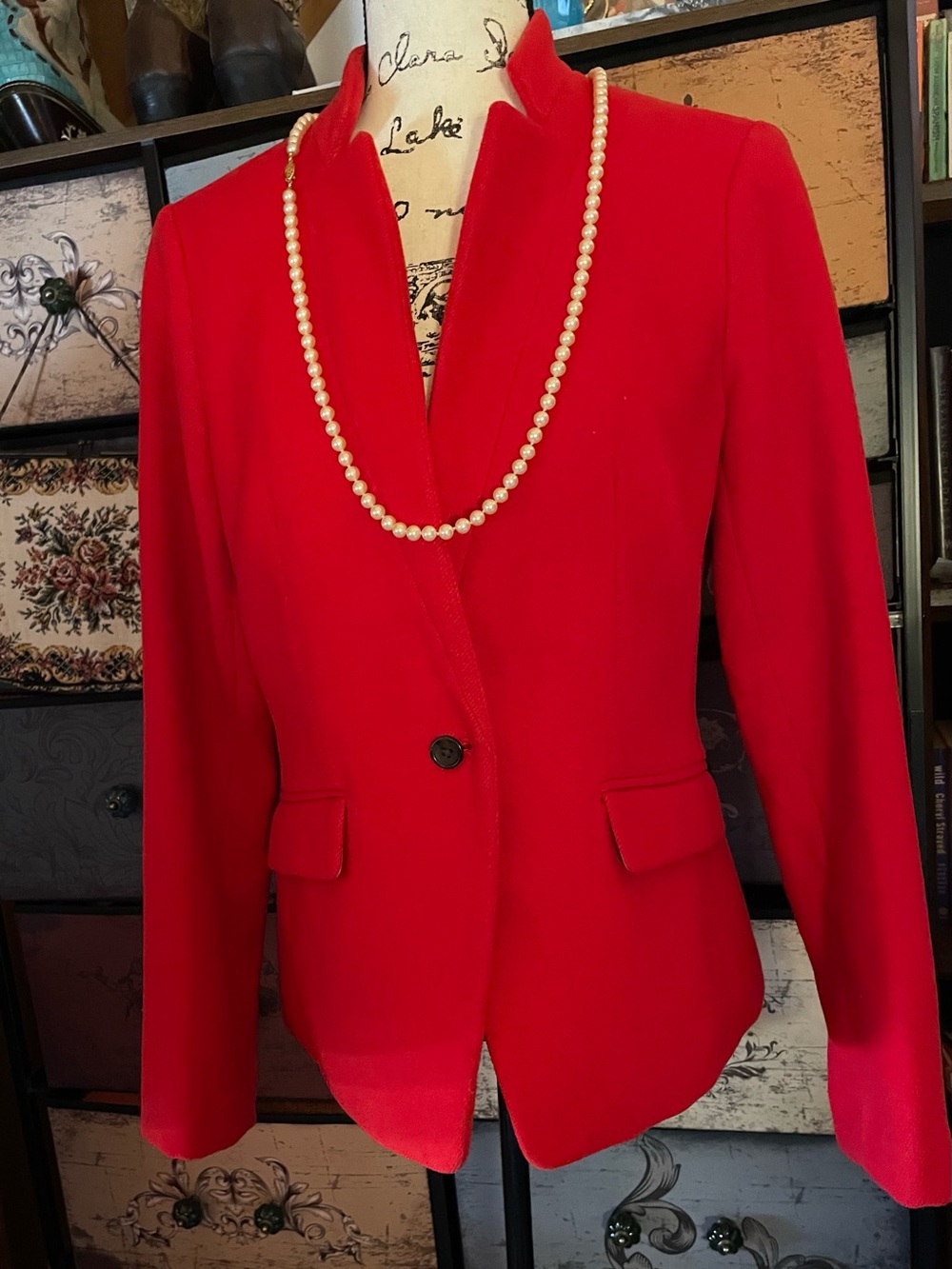 Banana Republic Rich Red Blazer